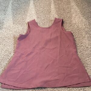 Ann Taylor Factory Mauve Sleeveless Tank Top